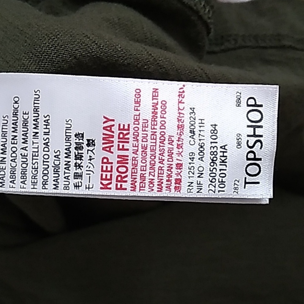 TopShop Ethnical Dress Tunic 100 % Cotton Size 4 - Picture 5 of 14